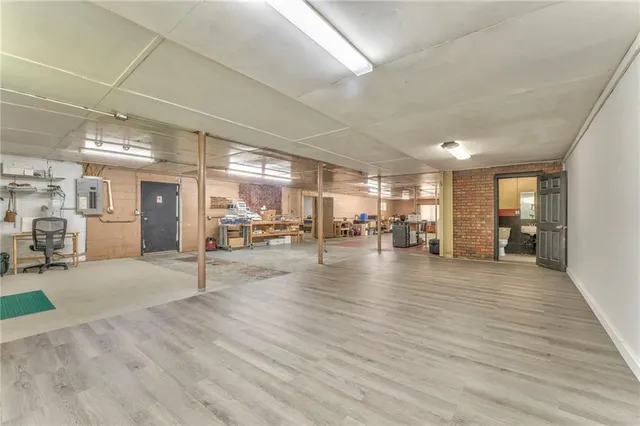 a bathroom with a toilet and a sink