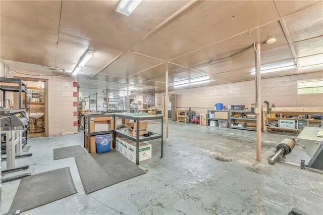 a view of a storage & utility room