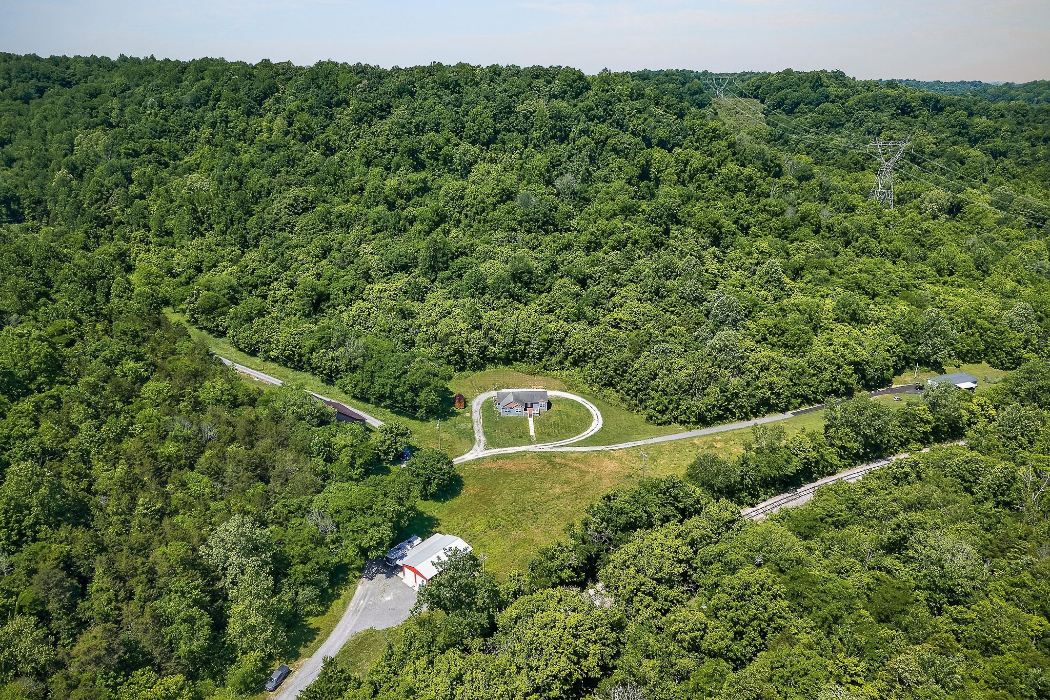 16130 Buffalo Valley Road Silver Point, TN 38582 - Photo 13 of 47 an aerial view of a house with a yard