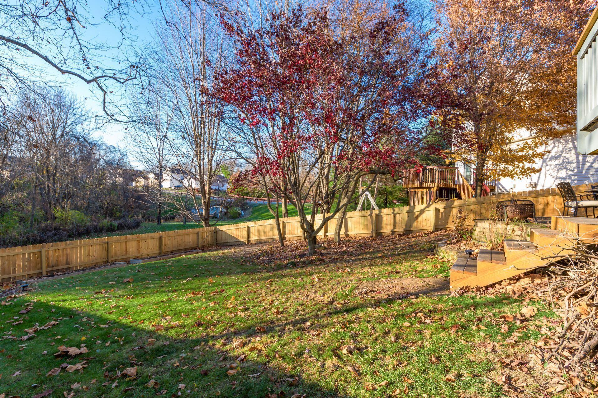 565 Marcum Road Blacklick, OH 43004 - Photo 28 of 29 Another view of the huge backyard, backing to the woods
