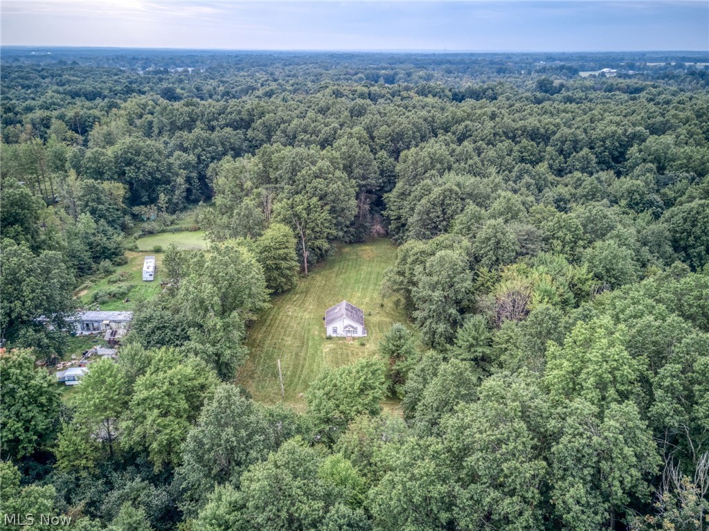 8386 Yale Road Rootstown, OH 44272 - Photo 29 of 46 Expansive wooded acreage featuring a cleared building site and additional structures