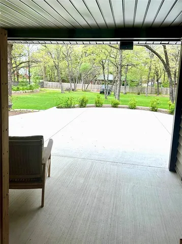 a view of outdoor space and deck