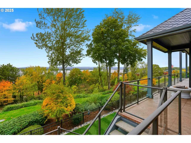 a view of an outdoor sitting area