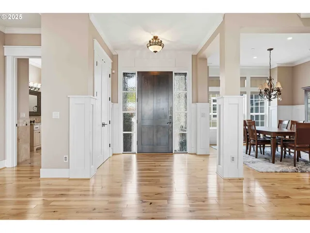 a view interior of a house and wooden floor