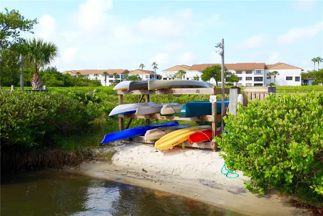a view of a lake with outdoor space