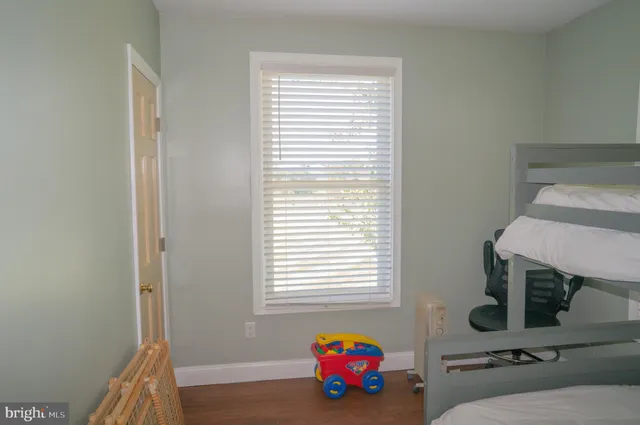 a view of a lake with a city view