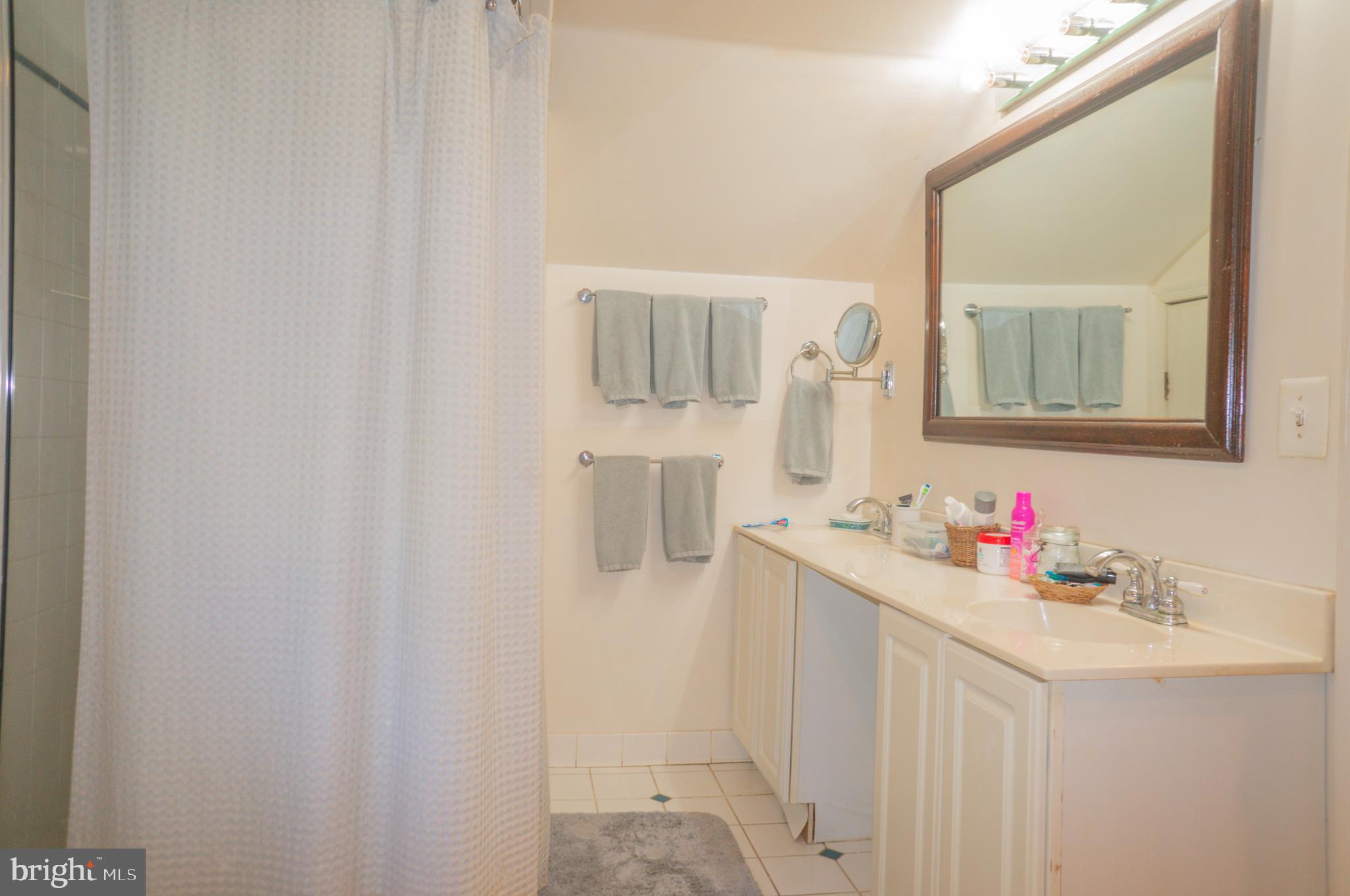 4205 Sams Creek Road New Windsor, MD 21776 - Photo 56 of 103 a bathroom with a sink vanity and a mirror