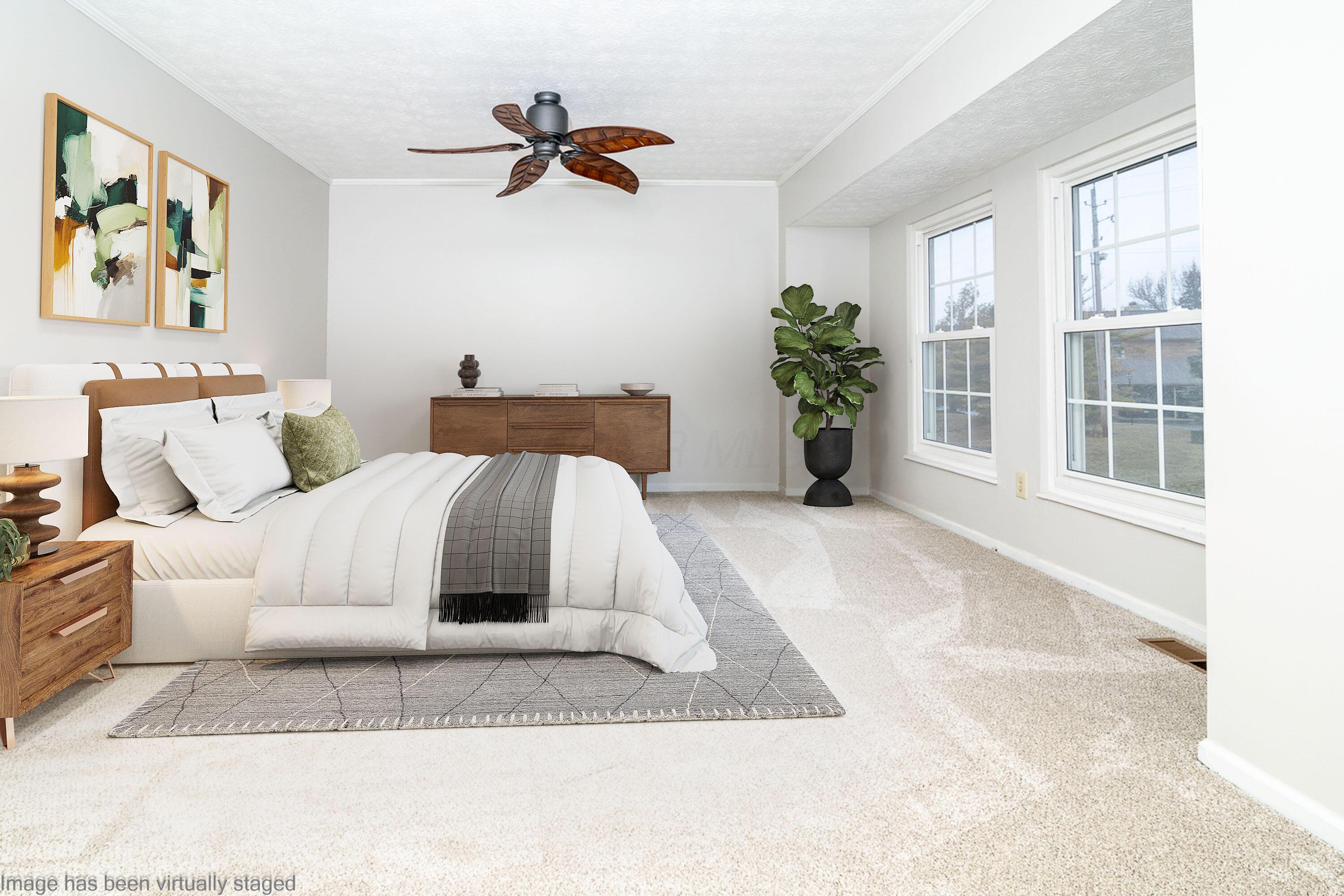 5179 Rittenhouse Square North, Unit 2379 Columbus, OH 43220 - Photo 18 of 32 Virtually Staged Master Suite