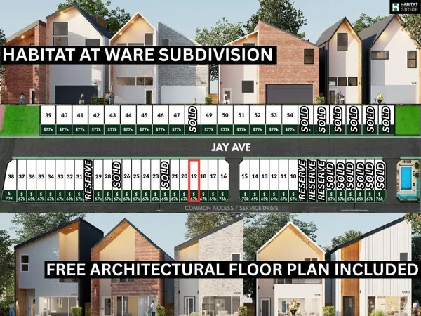 a front view of a building