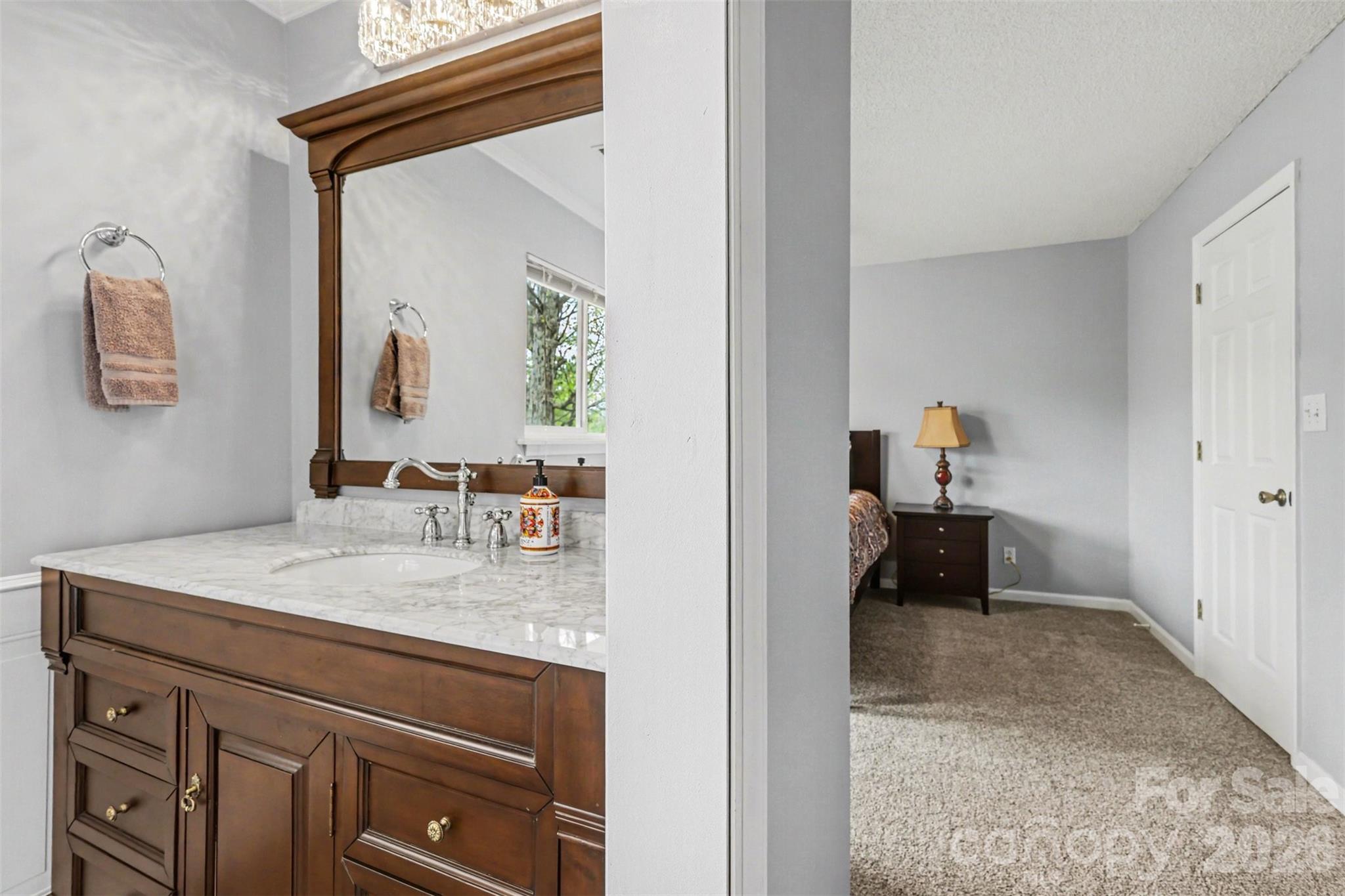 26030 Misty Way Drive Tega Cay, SC 29708 - Photo 17 of 43 a bathroom with a sink and a mirror