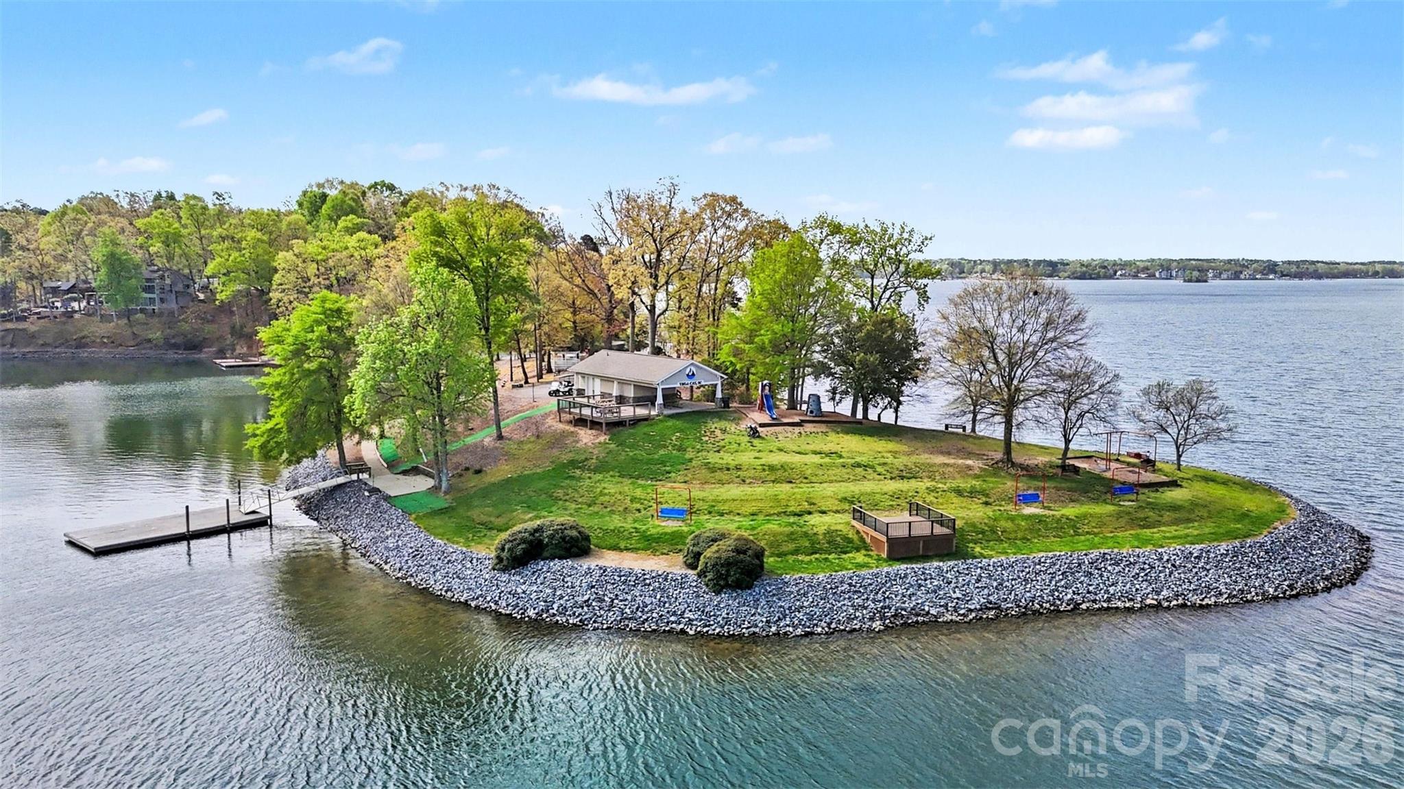 26030 Misty Way Drive Tega Cay, SC 29708 - Photo 40 of 43 a view of a backyard with sitting area