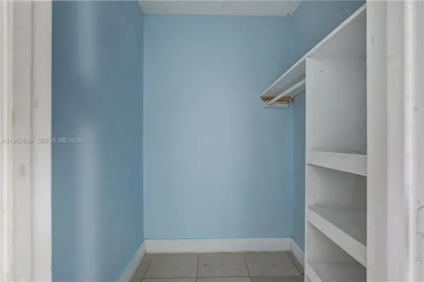 a view of walk in closet