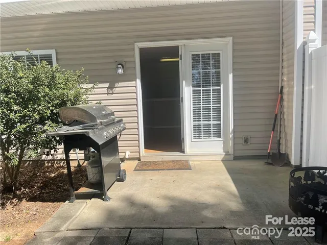 a front view of a house with entryway