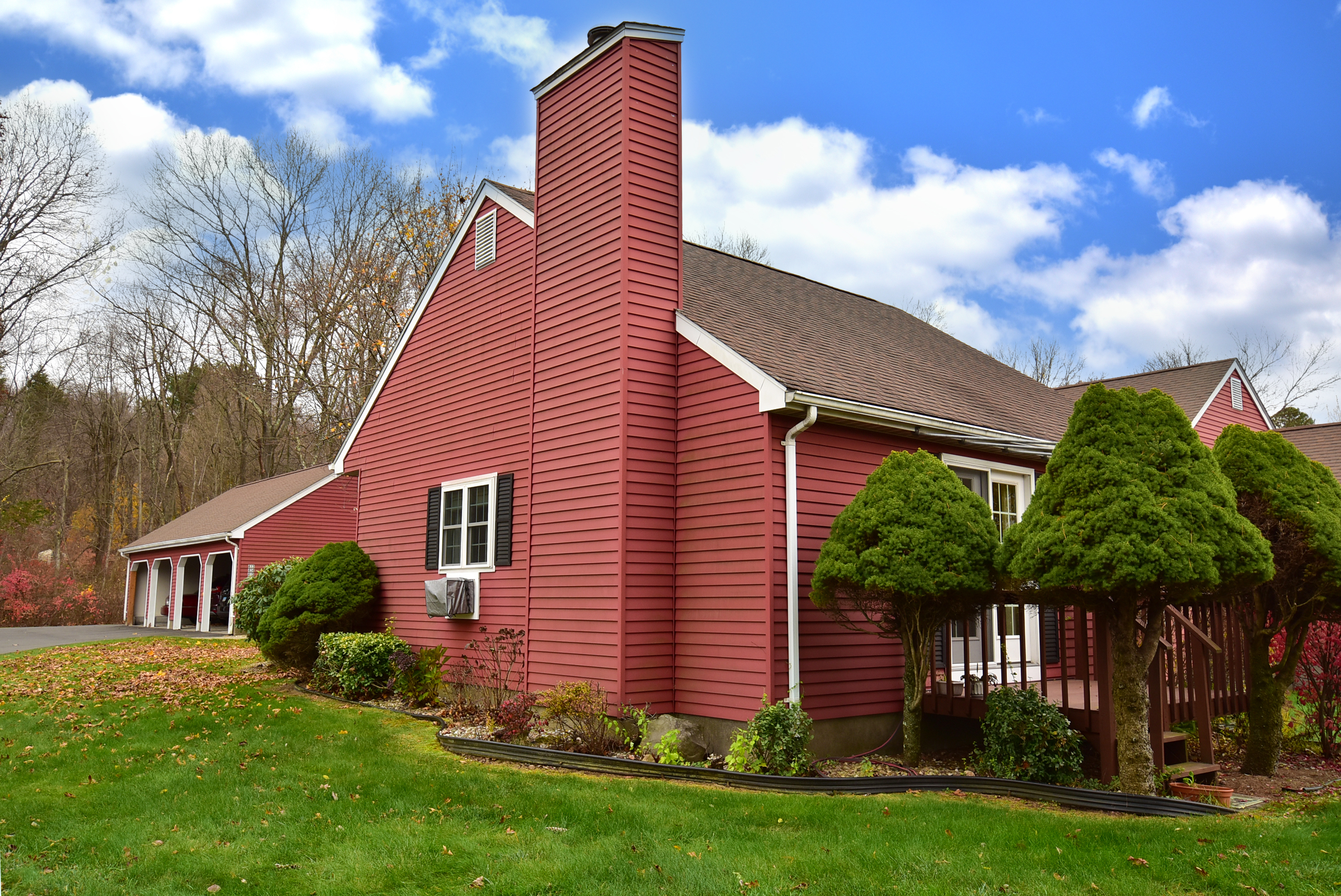 413 Lady Bug Lane, Unit 413 Vernon, CT 06066 - Photo 26 of 28 a view of a house with a yard