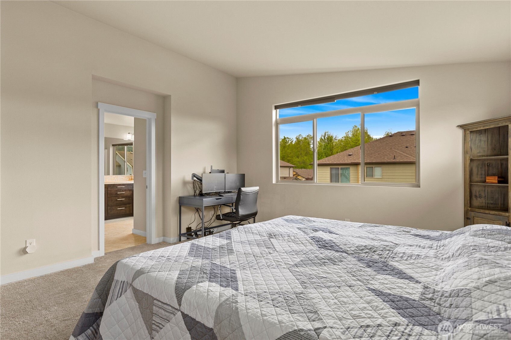 396 South Sergeant Street Buckley, WA 98321 - Photo 31 of 39 a bedroom with a bed and a window