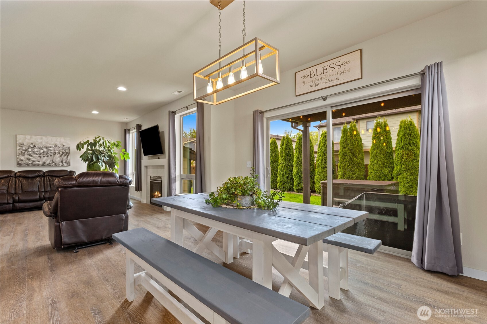 396 South Sergeant Street Buckley, WA 98321 - Photo 10 of 39 a living room with furniture and a flat screen tv