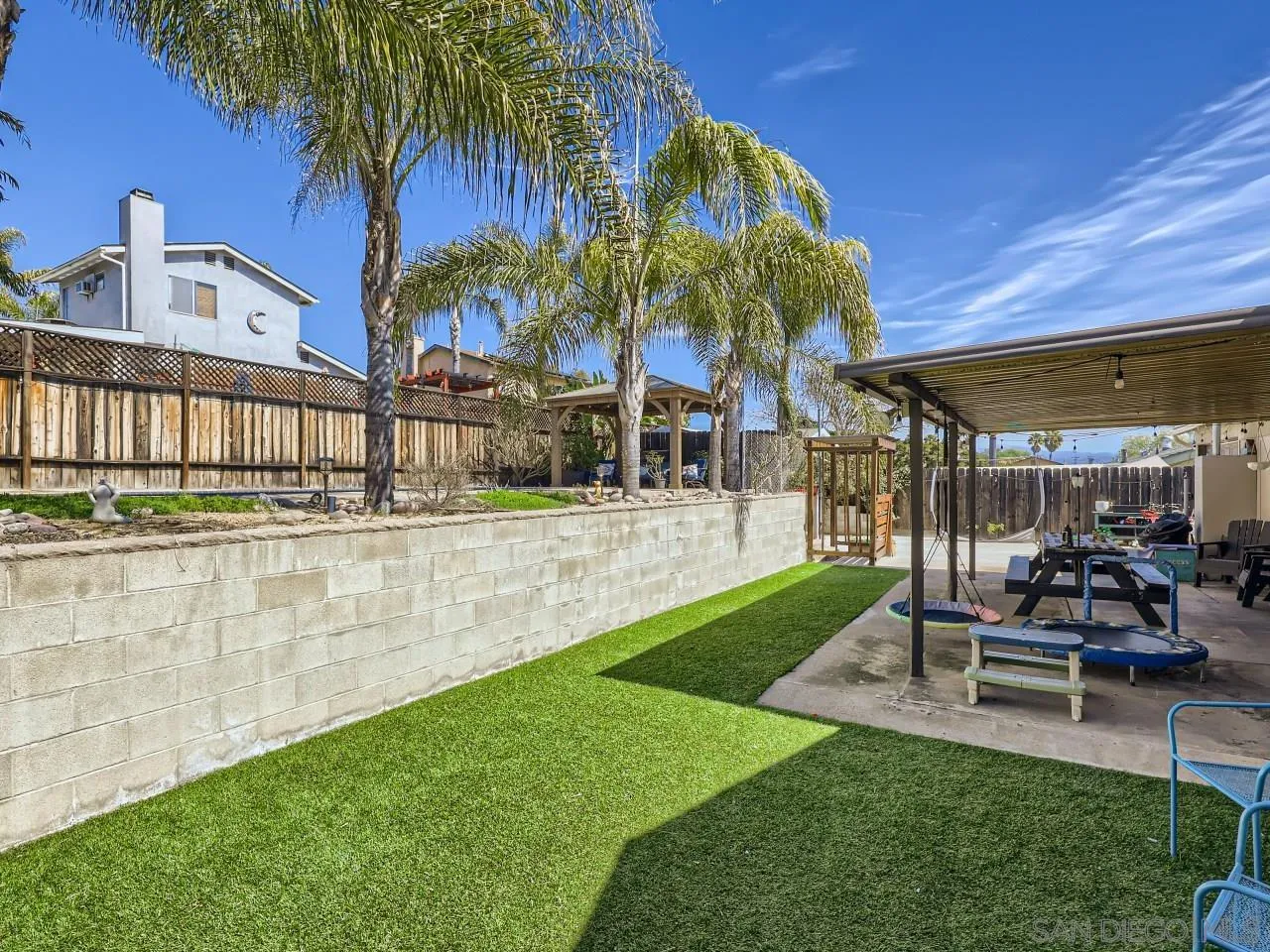 9456 Domer Road Santee, CA 92071 - Photo 19 of 30 a view of a swimming pool with a patio