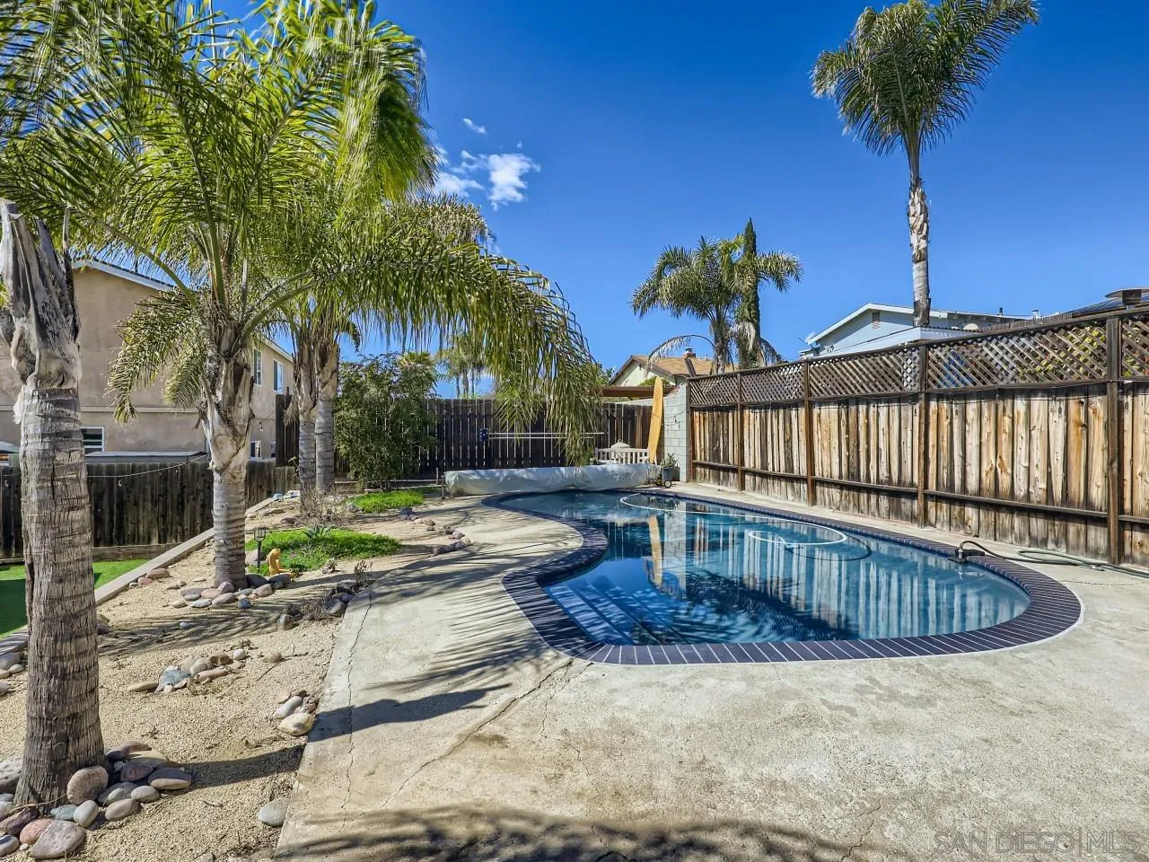 9456 Domer Road Santee, CA 92071 - Photo 24 of 30 a view of swimming pool with a patio