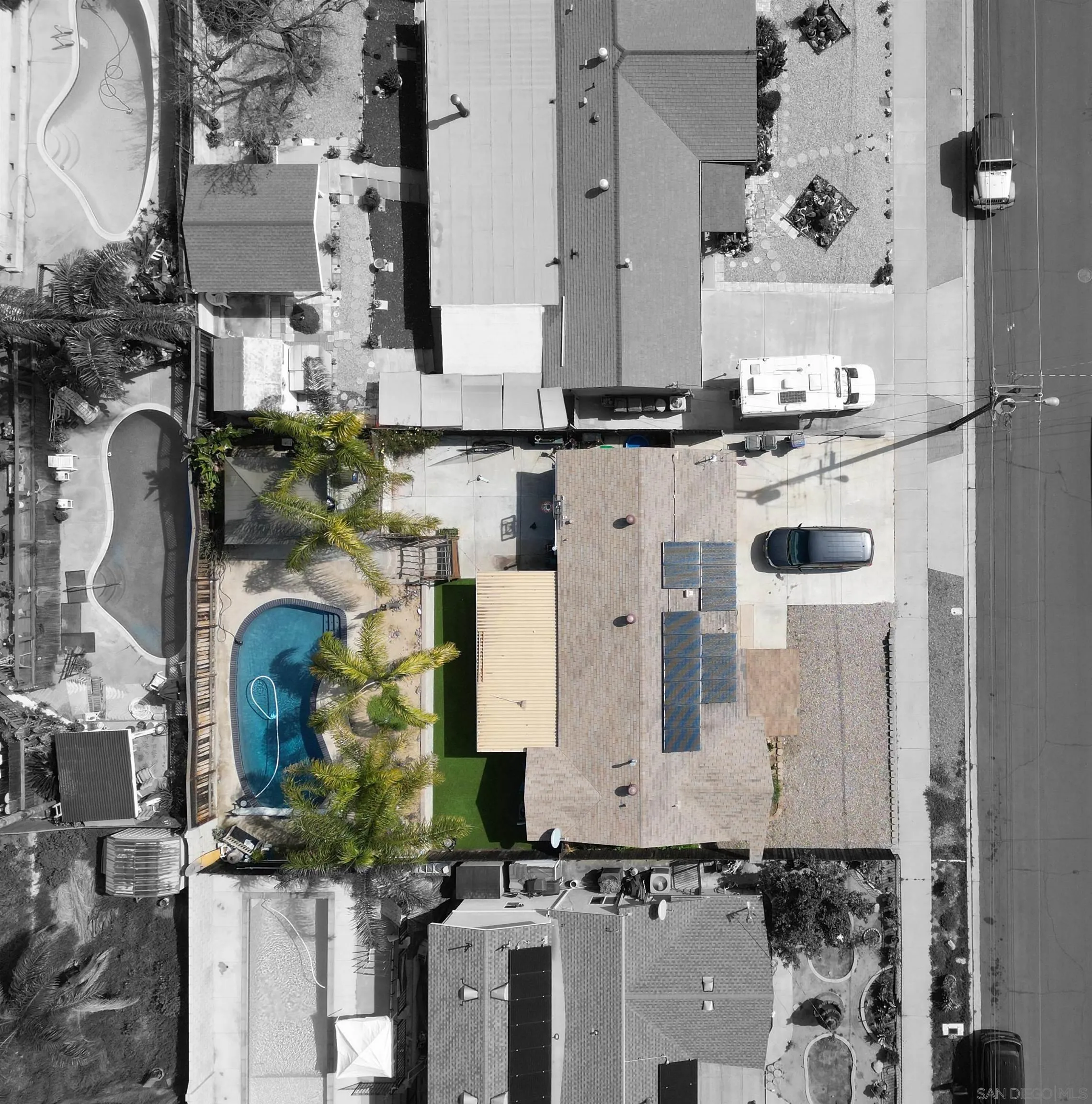 9456 Domer Road Santee, CA 92071 - Photo 30 of 30 an aerial view of waterside residential houses