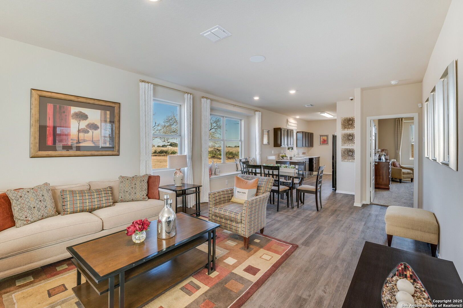 4947 Blue Ranch San Antonio, TX 78222 - Photo 5 of 27 a living room with furniture and wooden floor