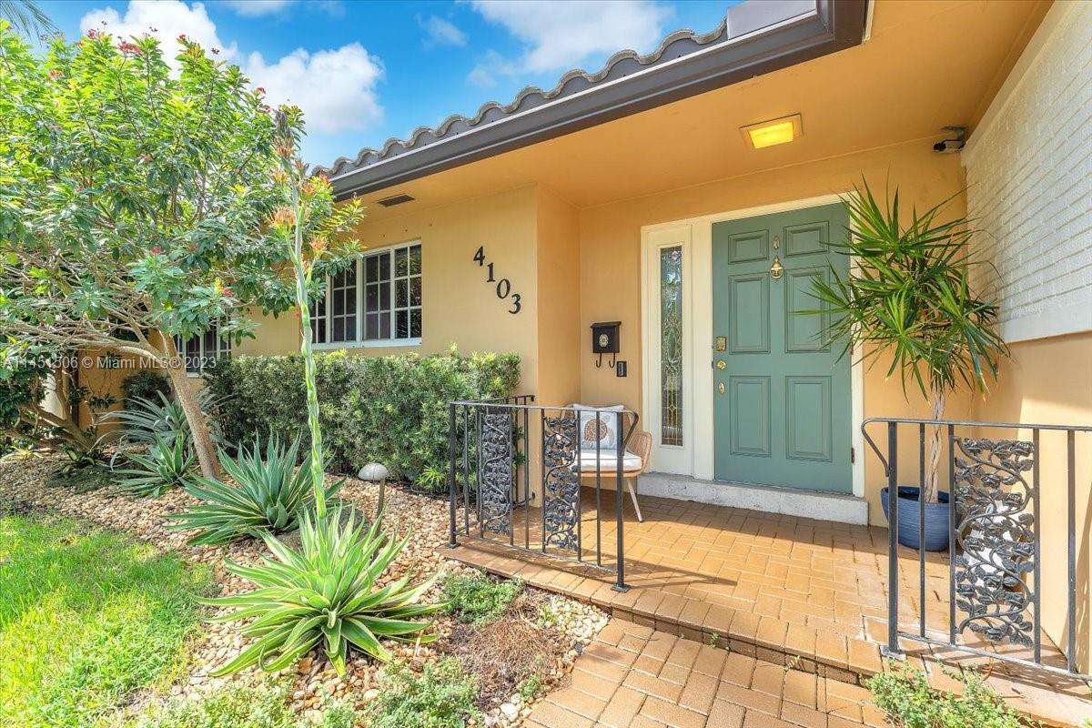 4103 Polk Street Hollywood, FL 33021 - Photo 2 of 55 a house view with a garden space