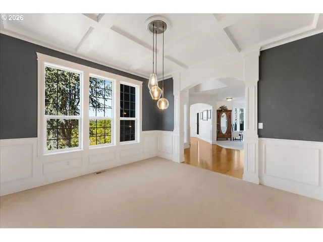 a view interior of the house and kitchen view