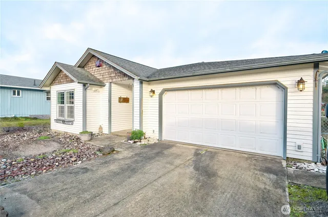 a view of a house with a outdoor space
