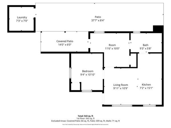 a picture of a floor plan