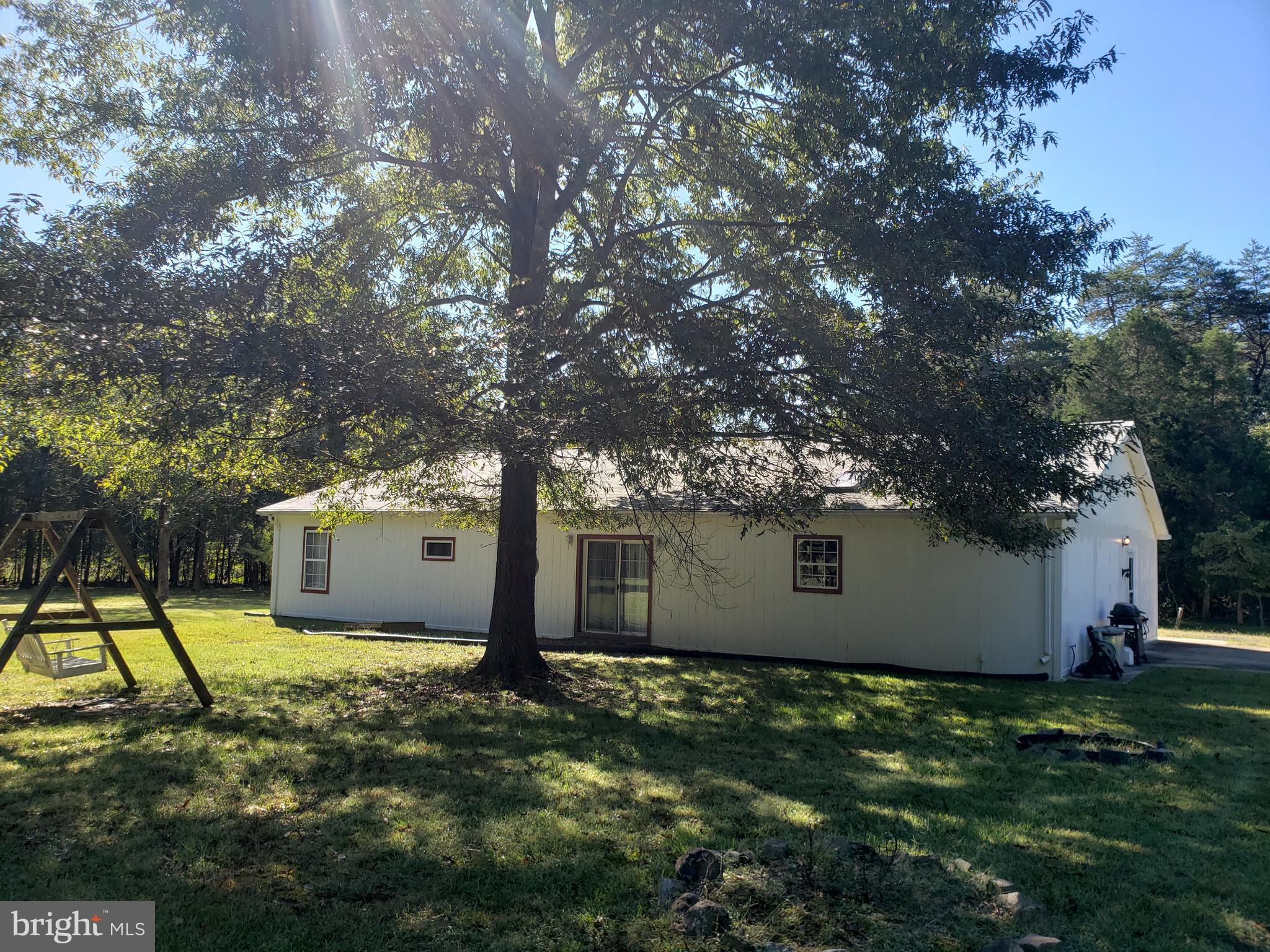 Rear of house