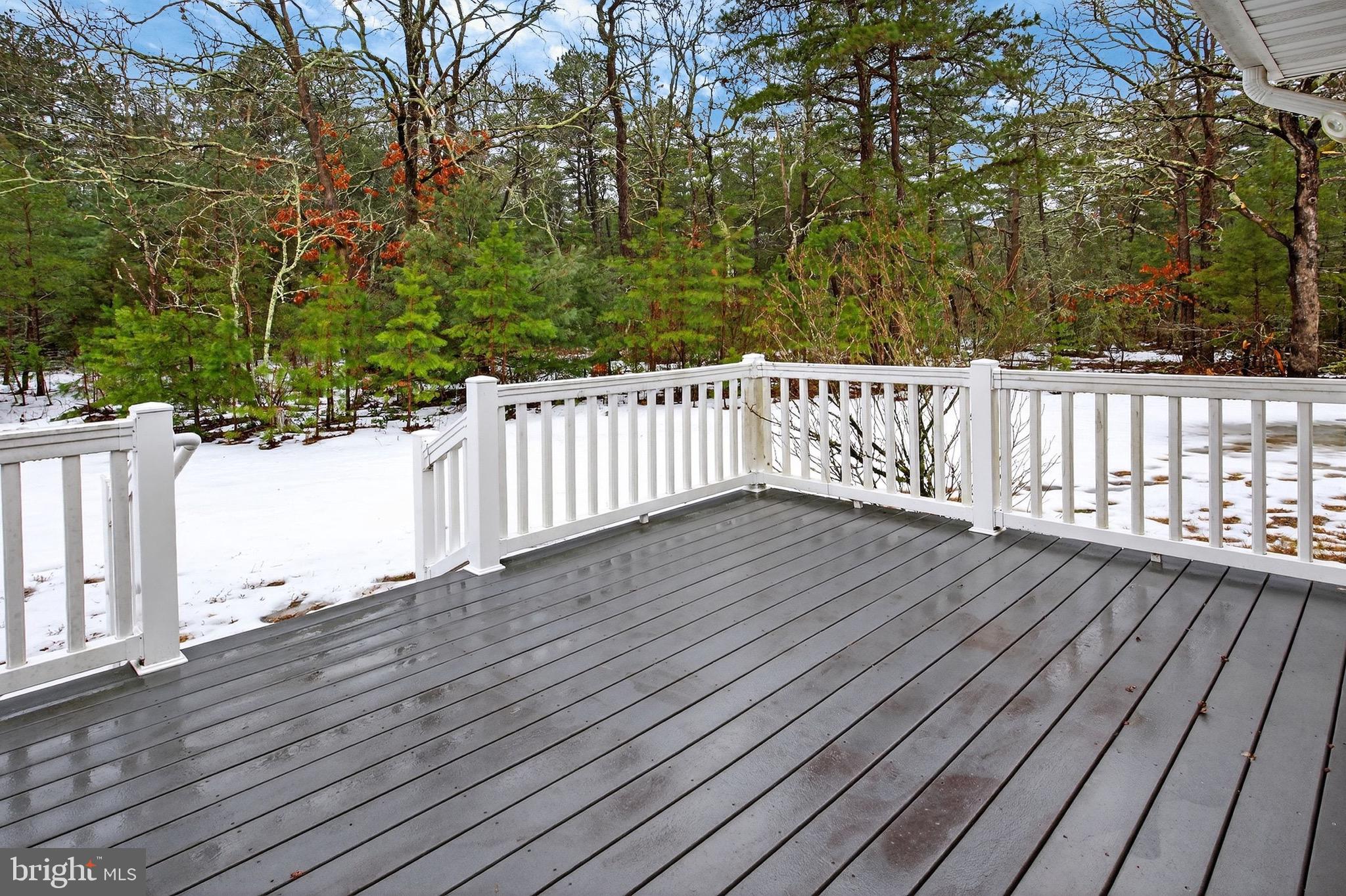 764 Lakehurst Road Browns Mills, NJ 08015 - Photo 36 of 36 a view of balcony with wooden floor