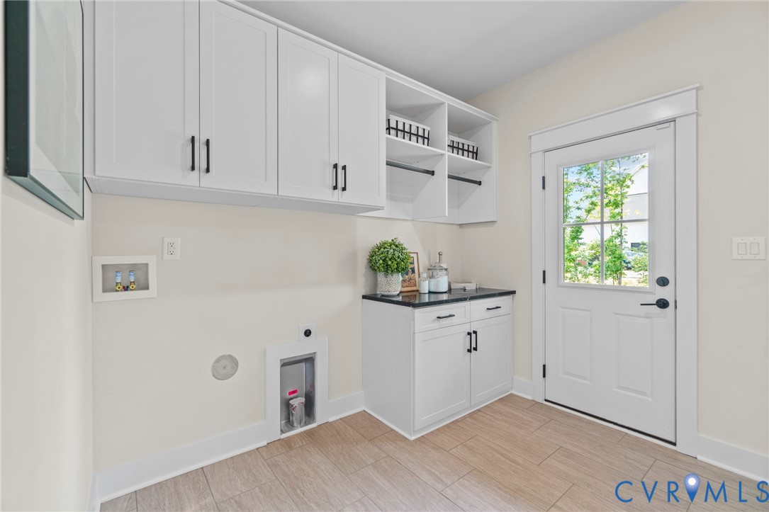 4891 Gooden Trail Quinton, VA 23141 - Photo 26 of 52 Laundry room with electric dryer hookup, hookup fo