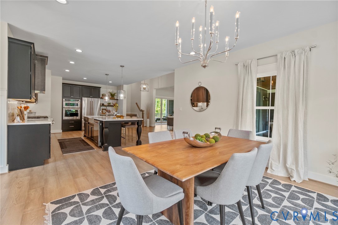 4891 Gooden Trail Quinton, VA 23141 - Photo 30 of 52 Dining area featuring light wood-style flooring an