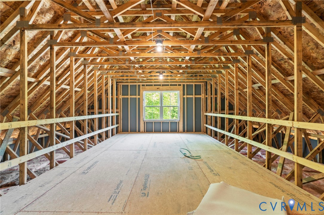 4891 Gooden Trail Quinton, VA 23141 - Photo 37 of 52 View of unfinished attic