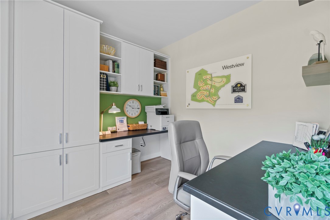 4891 Gooden Trail Quinton, VA 23141 - Photo 45 of 52 Office area with light wood-style floors