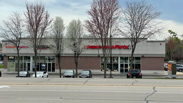 a view of a street that has a tree on the side