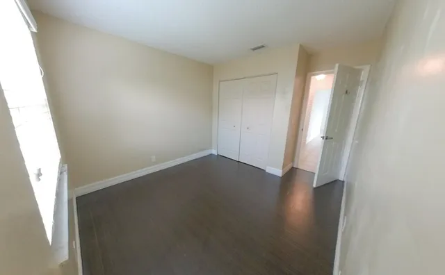 a view of a room with racks