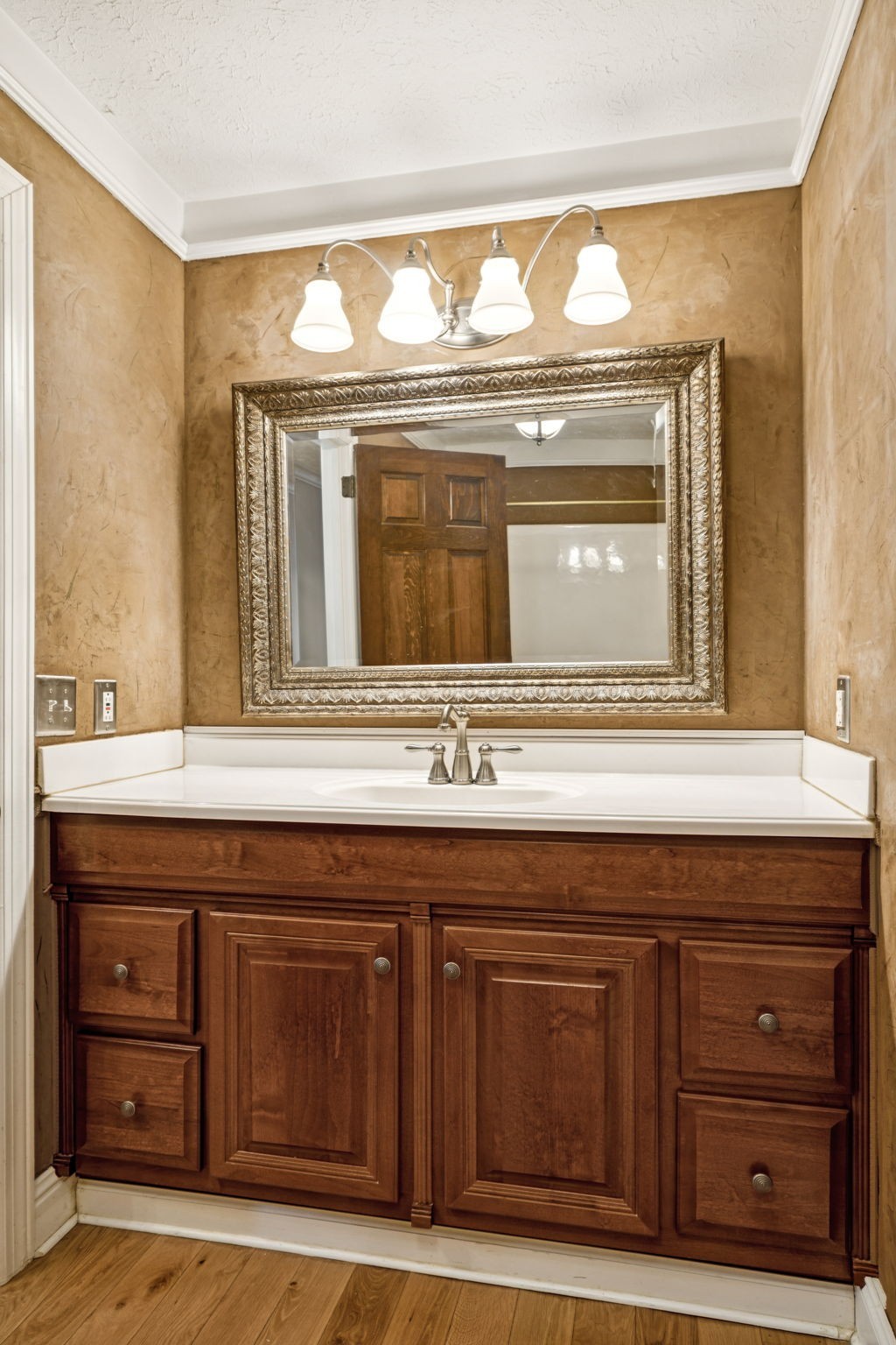 7144 Carter Road Fairview, TN 37062 - Photo 19 of 39 a bathroom with a sink and a mirror