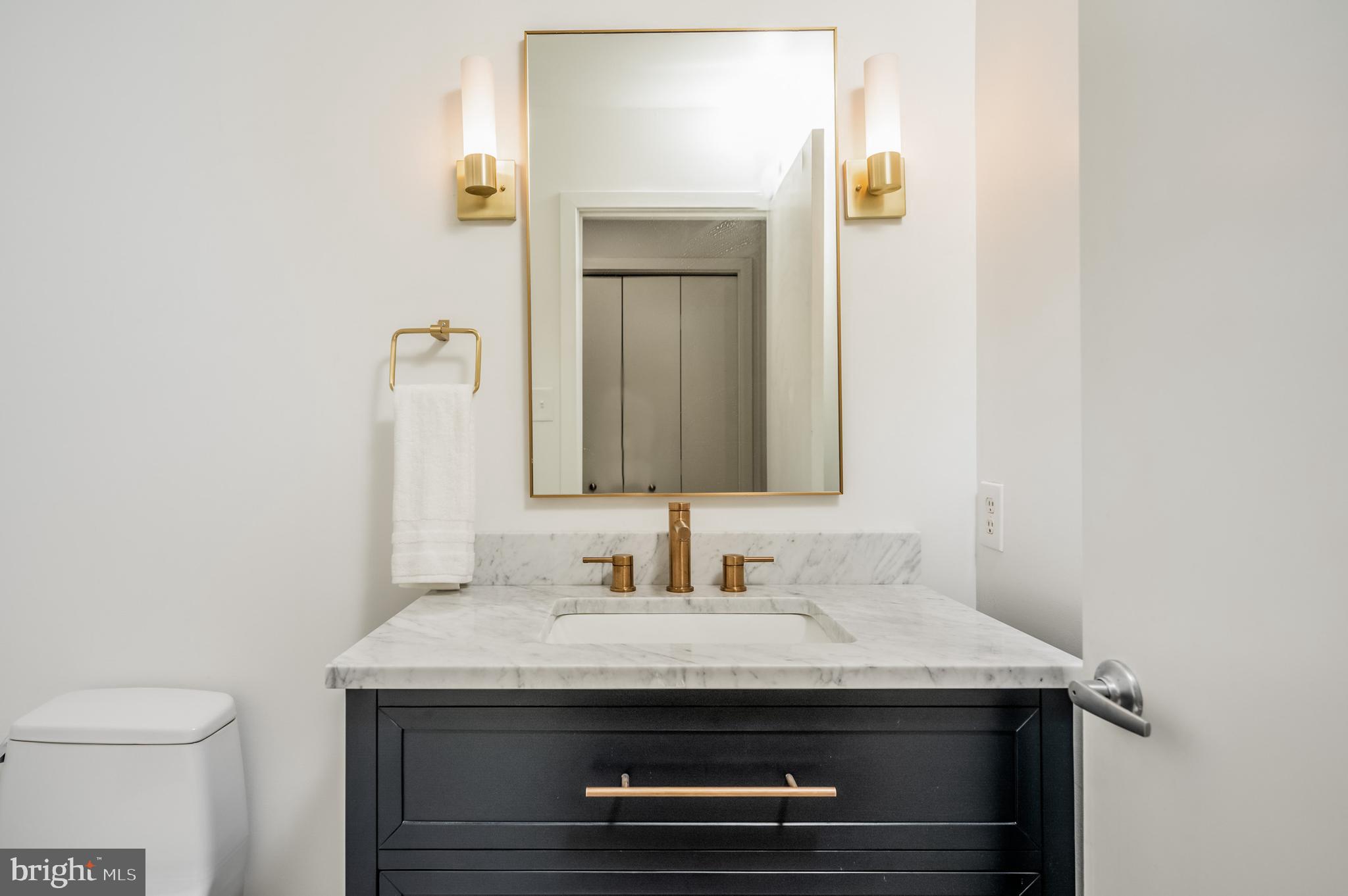 9501 Watts Road Great Falls, VA 22066 - Photo 49 of 73 Main level designer powder room