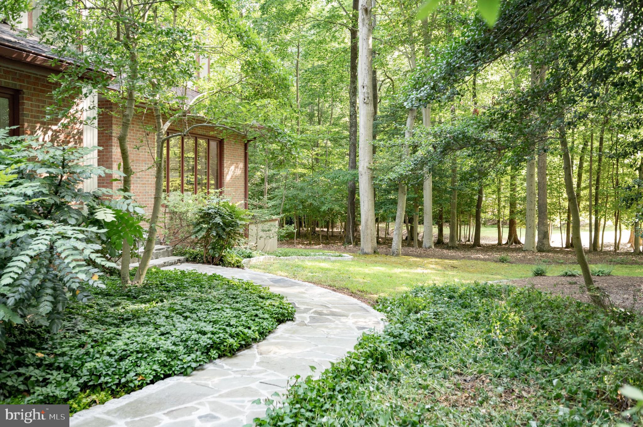 9501 Watts Road Great Falls, VA 22066 - Photo 7 of 73 New flagstone walkway to front door