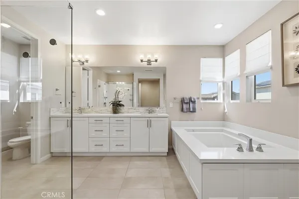 a view of a pool with a yard