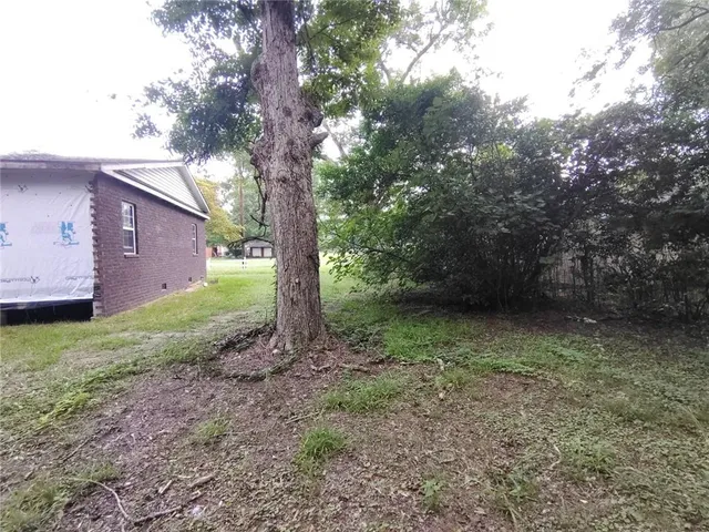 a view of outdoor space and trees