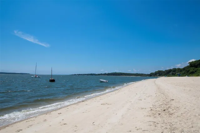a view of beach and ocean
