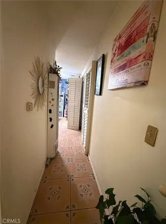 a view of a hallway with interior of the house