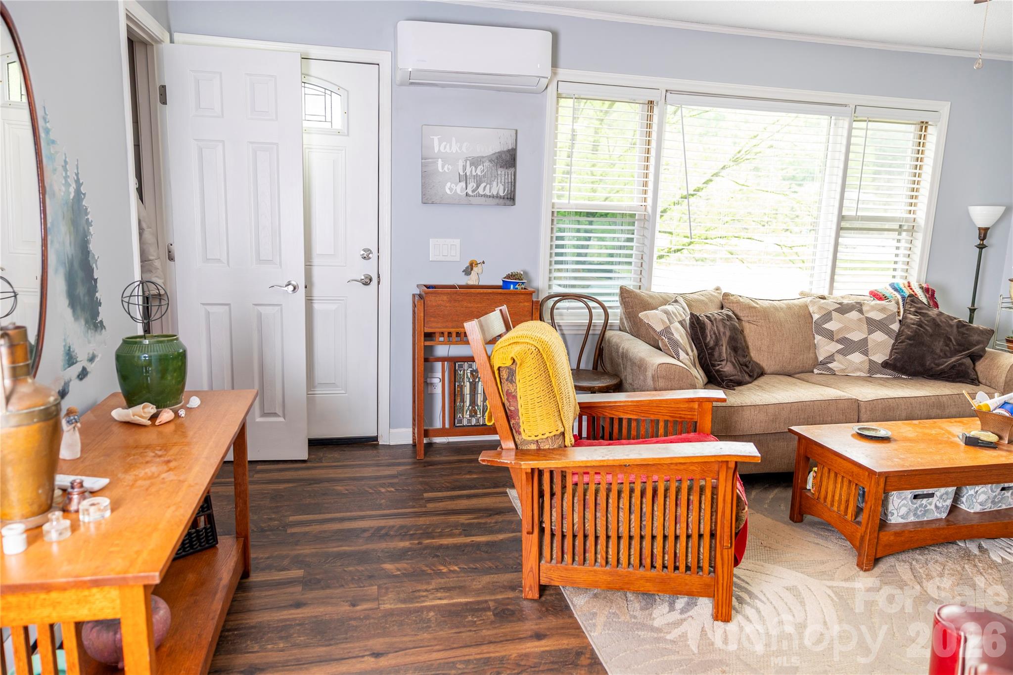 57 Gribble Road Franklin, NC 28734 - Photo 17 of 39 a living room with furniture and a window
