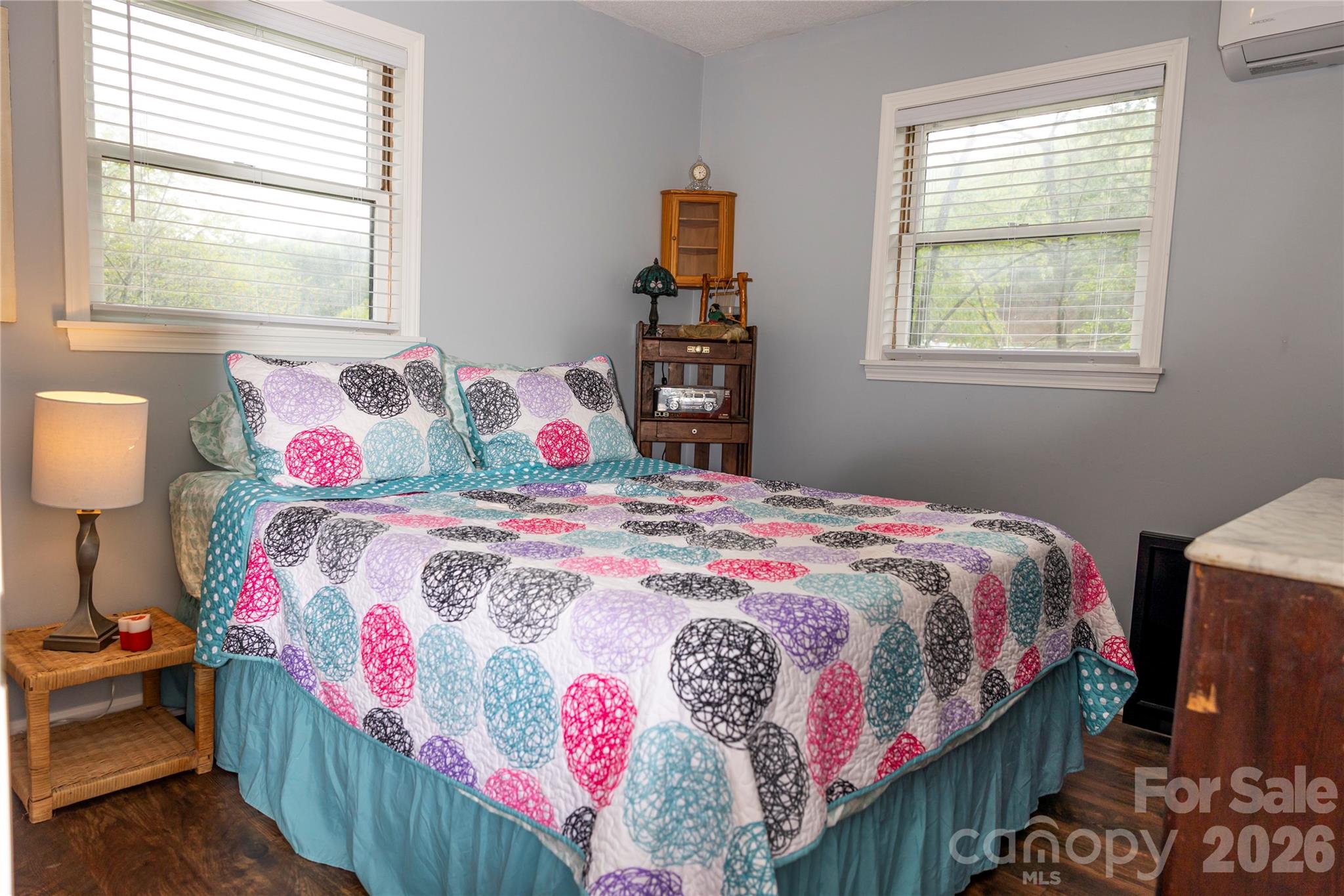 57 Gribble Road Franklin, NC 28734 - Photo 31 of 39 a bedroom with a bed and a window