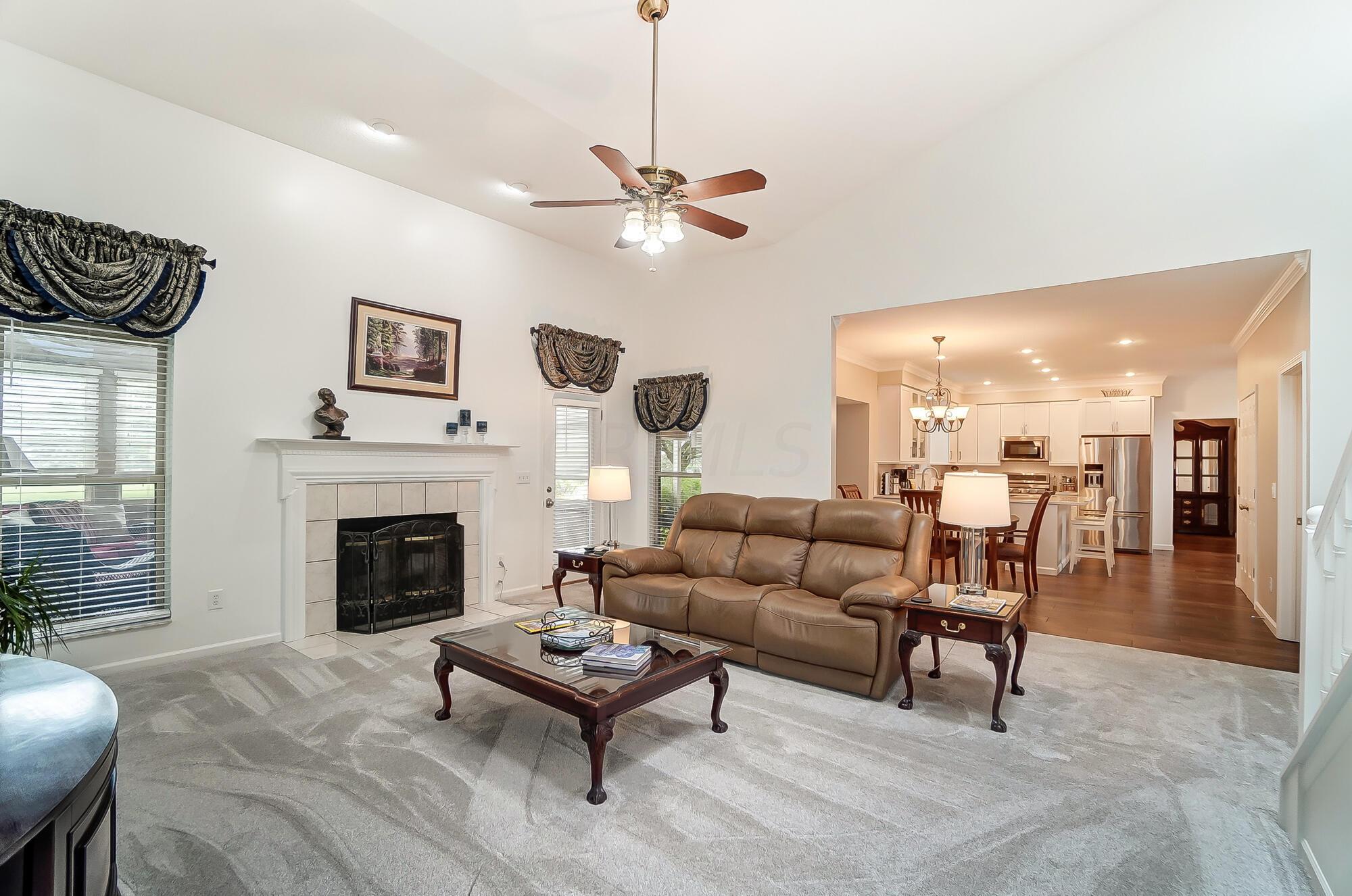 5674 Steward Road Galena, OH 43021 - Photo 35 of 82 Family room has new paint & new carpet