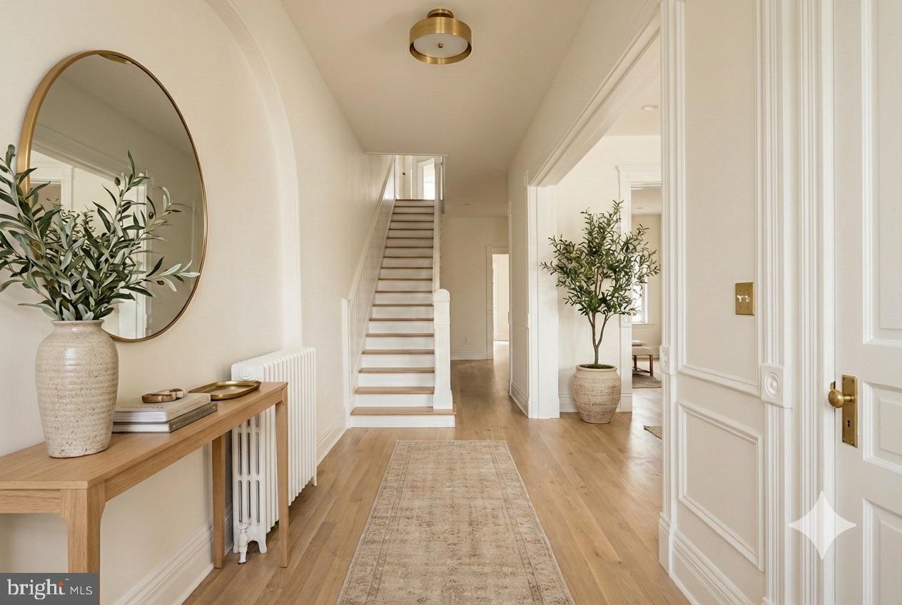 1827 13th Street Northwest Washington, DC 20009 - Photo 3 of 23 a view of an entryway with wooden floor