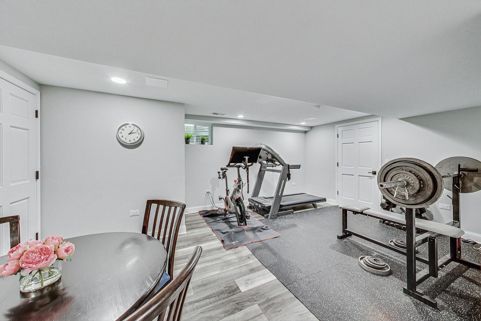 1345 East Bailey Road Naperville, IL 60565 - Photo 34 of 49 a view of a room with gym equipment