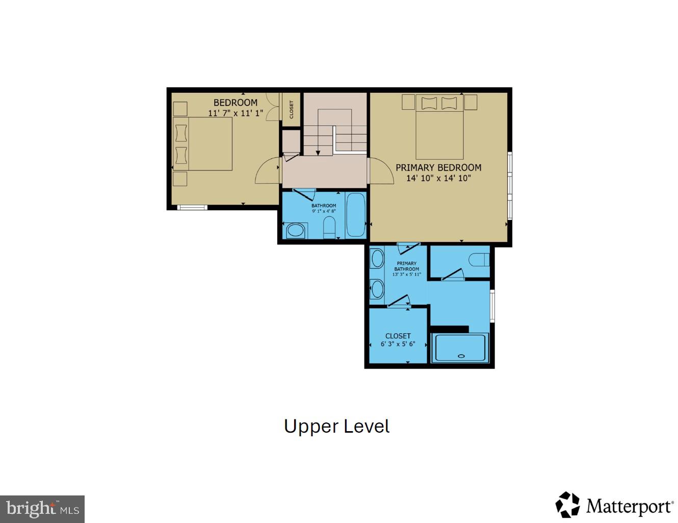11619 Chapel Cross Way Reston, VA 20194 - Photo 32 of 33 Upper Level Floor Plan