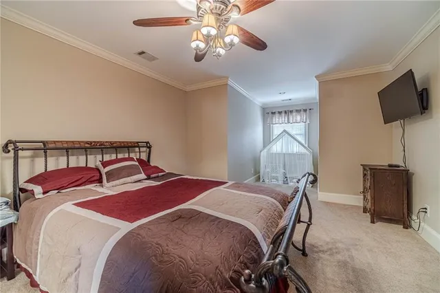 a view of a building with a outdoor space